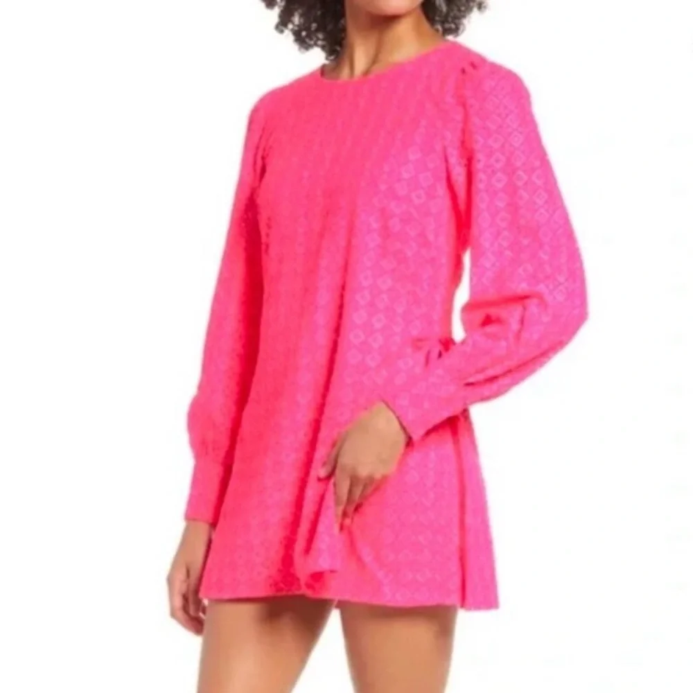 Lilly Pulitzer Aisha Romper Dress Pink NWT Womens 6 Resort Summer Beach Vacation - Picture 16 of 16